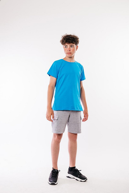 Футболка дитяча — підліткова 95% бавовняна, бордова, топ Київ - фото 3