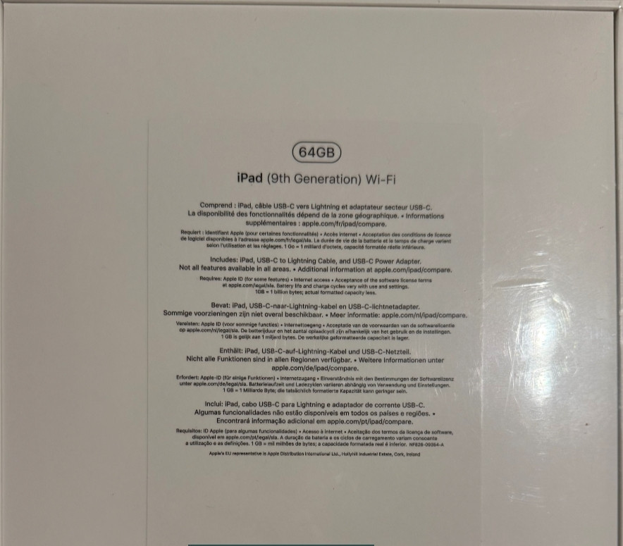 Планшет Apple iPad 9, 10.2