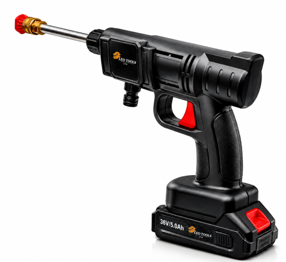 Аккумуляторная мойка высокого давления LEO TOOLS 36V + 2 аккумулятора (Польша) Киев