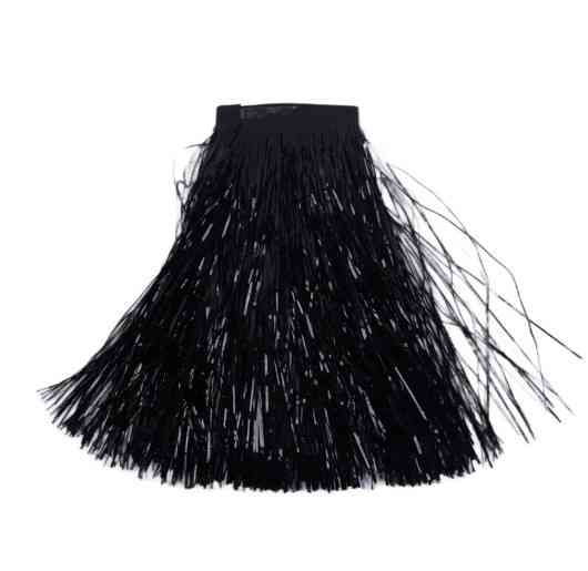 Дождик гирлянда 200 см на 30 см черный Киев