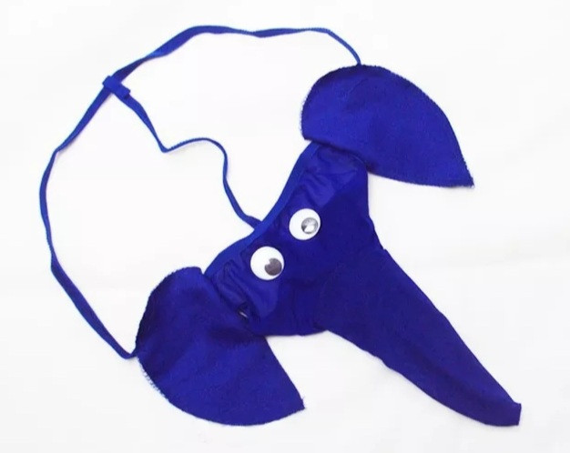 Трусики слоники эротические мужские универсальный синий Киев - изображение 1