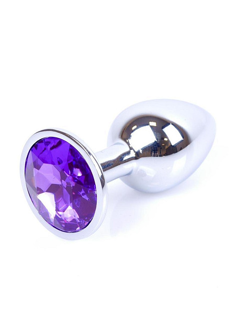 Анальна пробка - Jewellery Silver Plug Purple Sex Aura Київ - фото 7