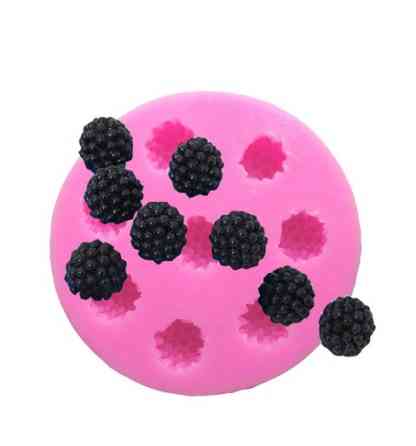 Молд силиконовый Ежевика 75 на 78 мм розовый Киев