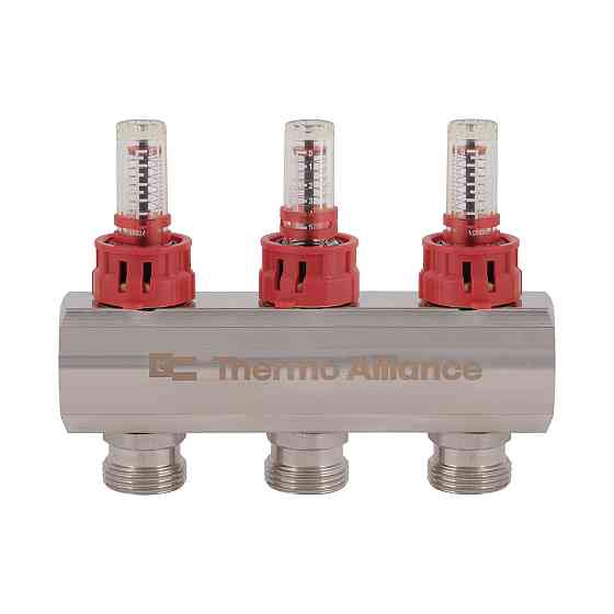 Колектор із витратомірами Thermo Alliance Standart 1" 3 виходи SD235W3 Київ