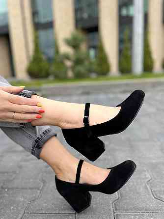 Nivelle Туфлі жіночі NIVELLE чорні натуральна замша каблук 6 см 36р.37р.38р. (1766/6030-6049) Коломия