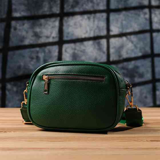 Сумка для жінок з натуральної шкіри Vintage 22900 Зелений Київ