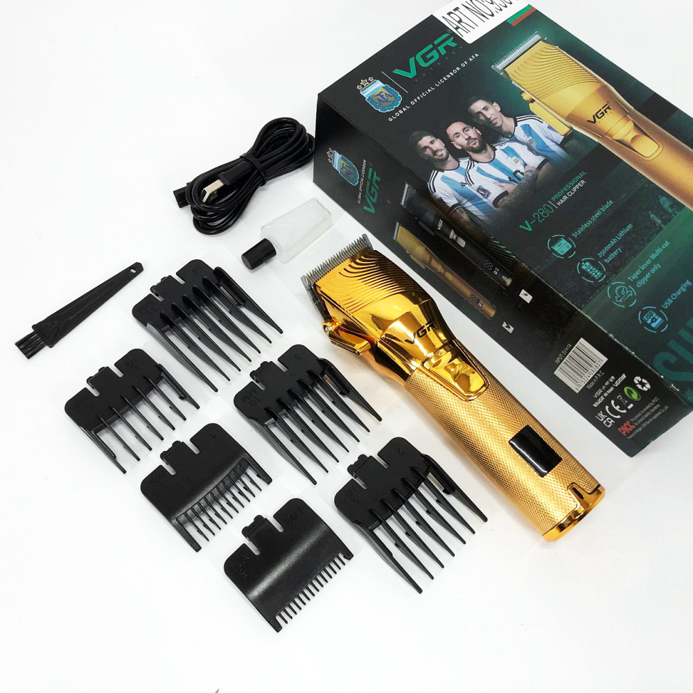 Профессиональная аккумуляторная машинка Аккумулятор, Универсальная машинка для стрижки головы и бороды VG-81 Львов - изображение 4