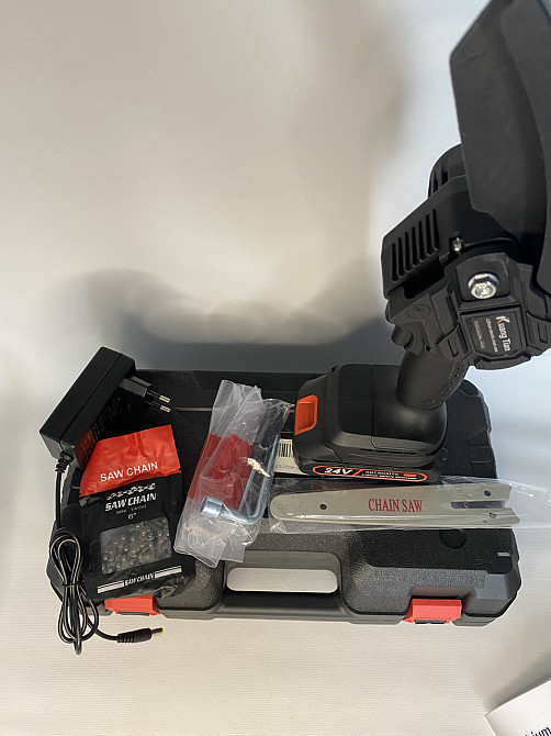 Аккумуляторная цепная пила, кусторез CHAIN SAW 6'' TL 0600 (в комплекте, чемодан,1АКБ и зарядка) Одесса - изображение 2