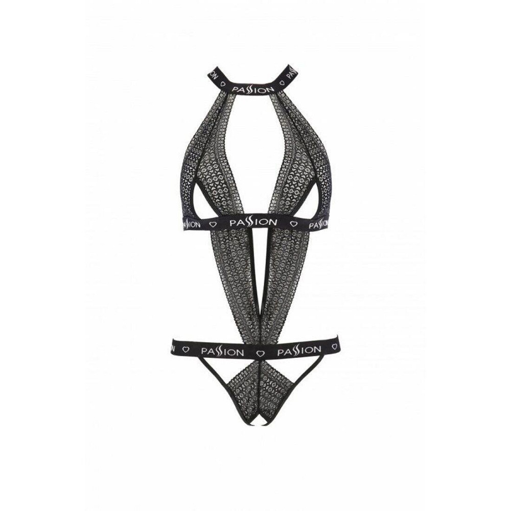 Полупрозрачное боди с вырезами Passion Exclusive Mirajane Body black S/M, black Sex Aura Киев - изображение 5