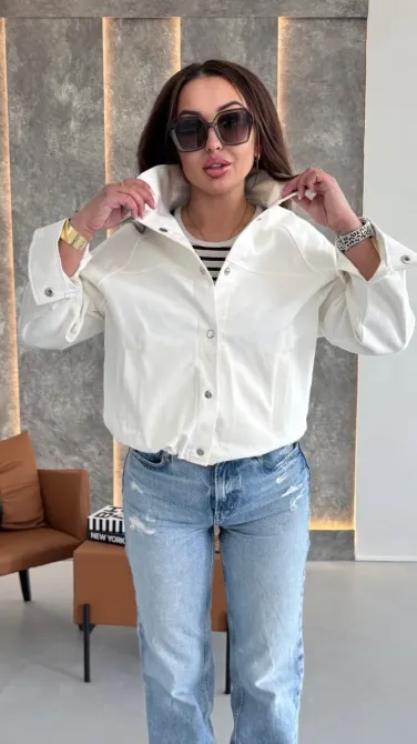 Женский джинсовый бомбардировщик Одесса - изображение 13