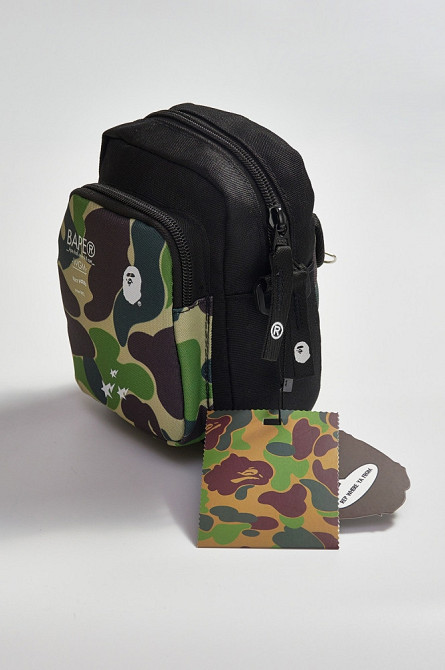 Сумка через плече Bape 17×12,5×5 зелений Запоріжжя - фото 5