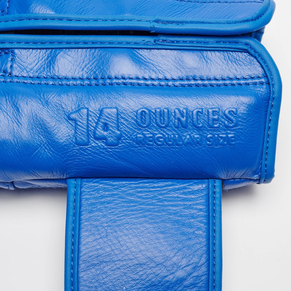 Боксерські рукавиці Leone GN111 THE GREATEST Blue 14 унцій Київ - фото 8
