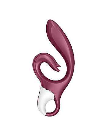 Вибратор-кролик Satisfyer Love Me Red, гибкий, отросток с тройным кончиком Sex Aura Киев