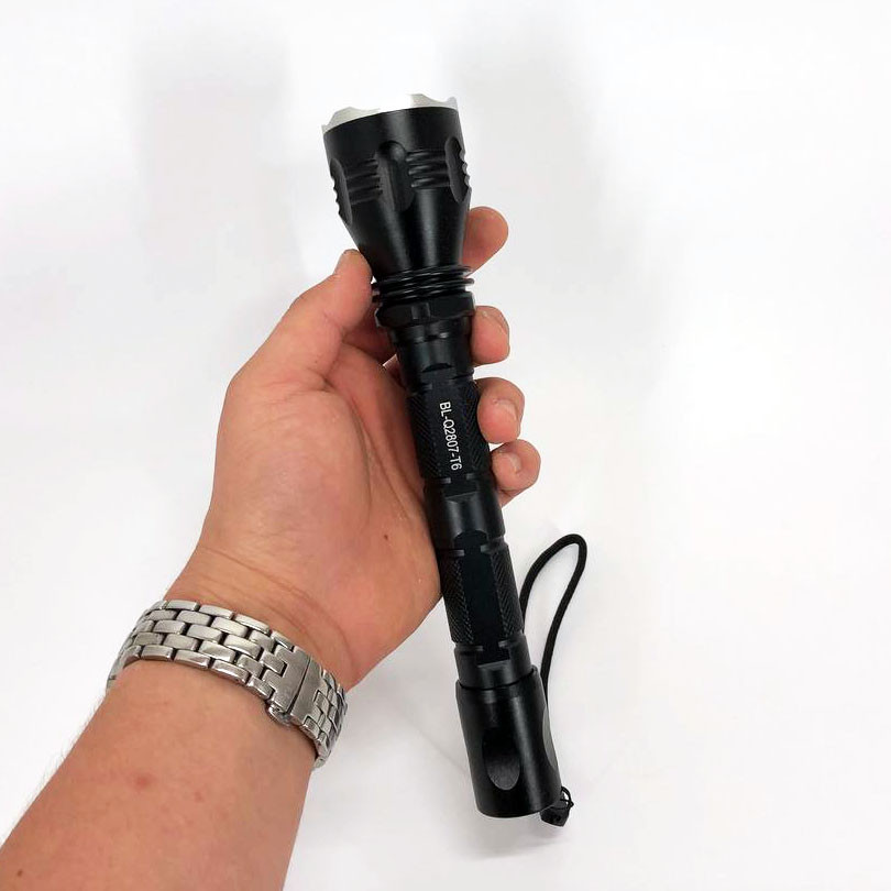 Пылевлагозащищенный фонарик Police Q2807-T6, Светодиодный фонарь с продолжительным временем свечения LP-57 Львов - изображение 11