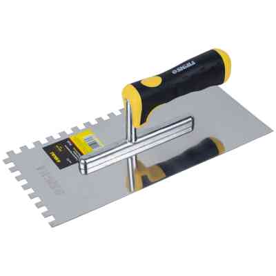 Кельма Sigma нержавеющая штукатурная Profi 280x130мм c зубом 8x8мм (8327531) (8327531) Винница