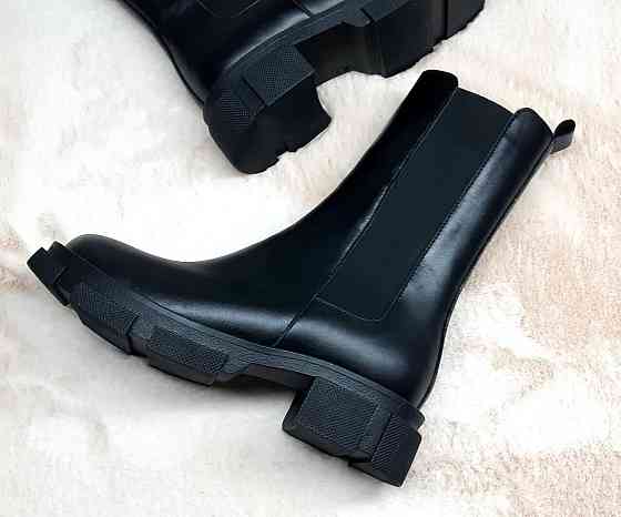 Черевики жіночі GREMMY чорні натуральна шкіра зима висота 20 см (4257) 35-41 Коломыя