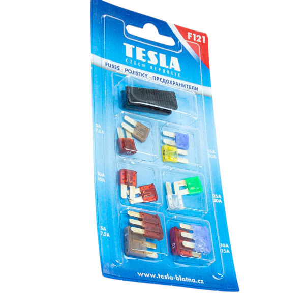 Запобіжники Євро micro2+micro3 набір (12шт+пінцет) TESLA Мукачево - фото 1