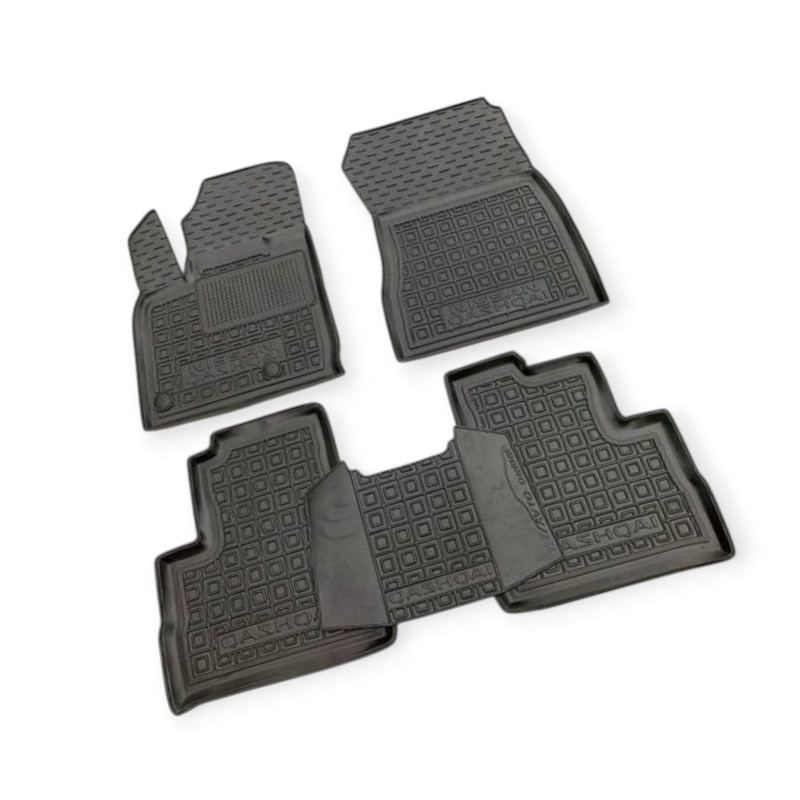 Килимки салону Nissan Qashqai (2022-) борт 2,5 см, з перемичкою Мукачево - фото 1