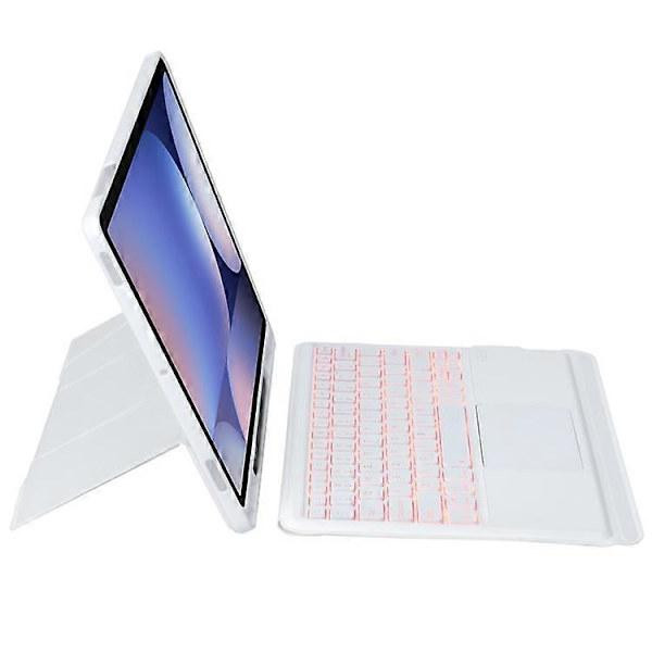 Чохол-клавіатура для Samsung Galaxy Tab S10+/S9+/S9 FE+/S8+/S7 FE+/S7+ 12.4" білий з тачпадом Київ - фото 3