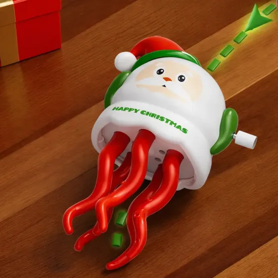 Игрушка "Музыкальный танцующий кальмар" Санта Коломыя