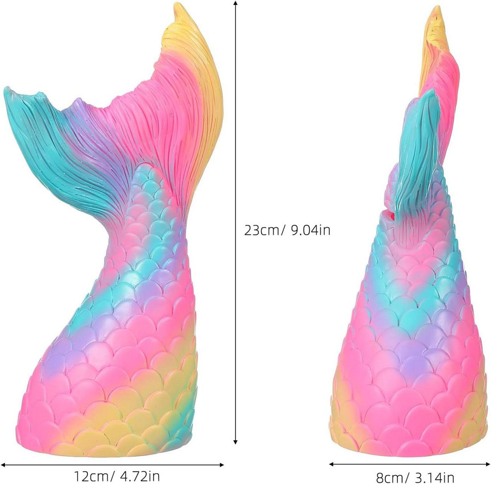 Скарбничка Gatuida 37Y55PIL мультиколор вінілова небитка з райдужним хвостом і монетним гаманцем дитяча декор Київ - фото 2