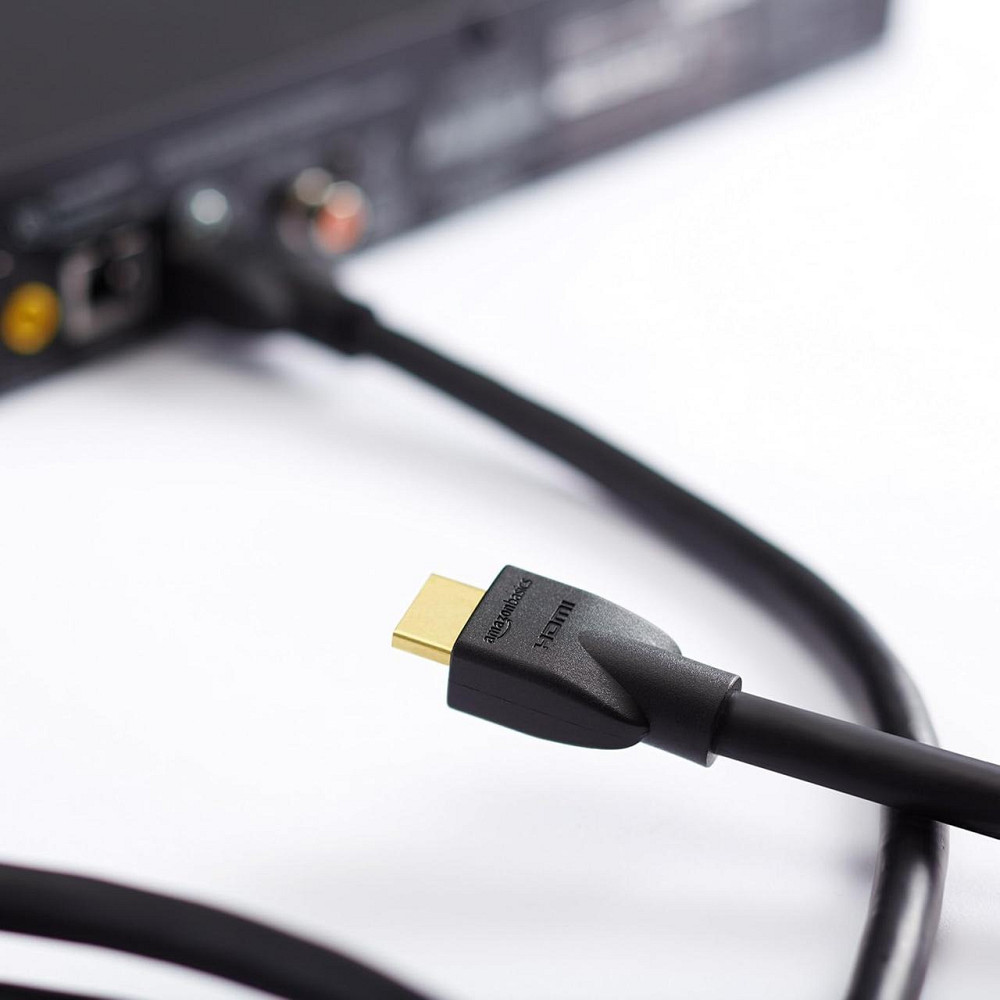 Кабель Amazon Basics HDMI-A HDMI-A 3 м чёрный CL3 HDMI 2.0 10.2Gbps Ethernet для TV/PS4/Xbox Киев - изображение 2