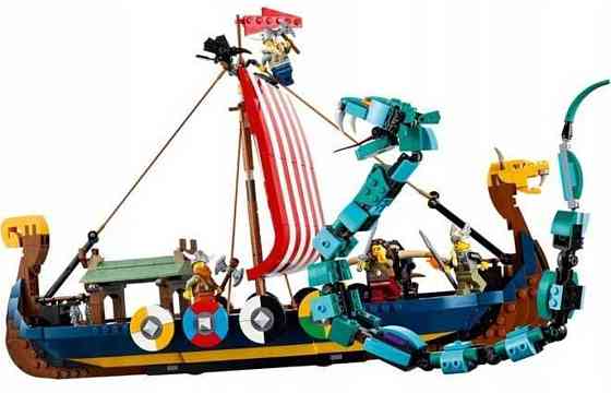 Конструктор LEGO Creator 3 в 1 31132 Корабель вікінгів і змій Мідгард. Харків