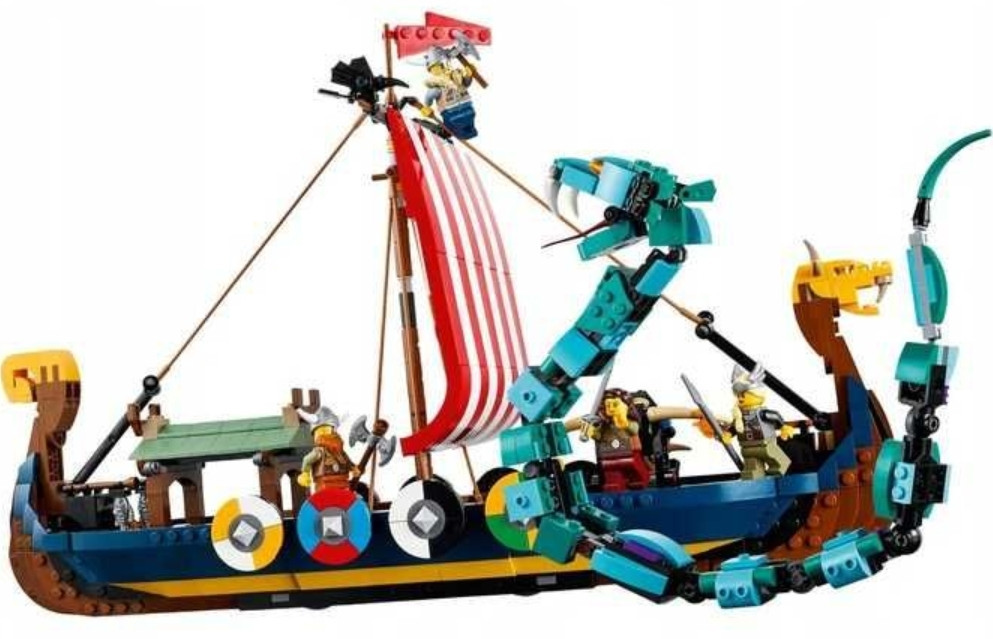 Конструктор LEGO Creator 3 в 1 31132 Корабель вікінгів і змій Мідгард. Харків - фото 5