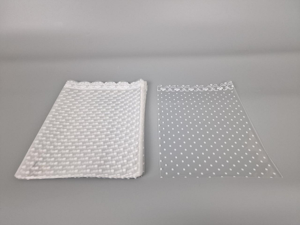 Пакет з малюнком для пакування подарунків (20*30) No382 (4) (ажурний) "Сніжинки" (100 шт.) Харків - фото 1