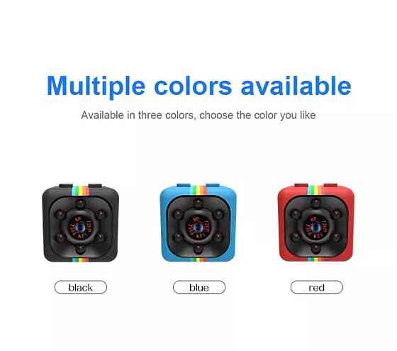 Міні Камера SQ11 (1080p, 30fps) 12MP датчик руху, ІЧ нічний режим, реєстратор Харків