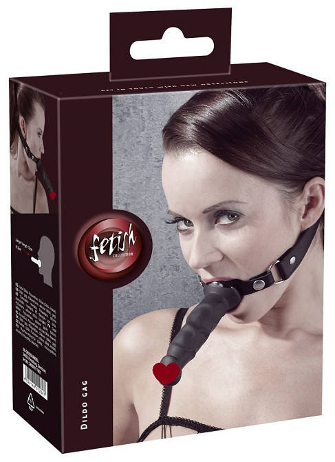 Кляп-фалоімітатор - Fetish Collection Heavy Duty Dildo Gag Sex Aura Київ - фото 1