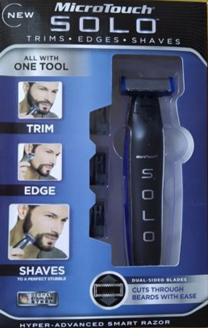 Бритва Тример для чоловічої бороди та стриження волосся; MICRO TOUCH SOLO. Новий Київ - фото 3