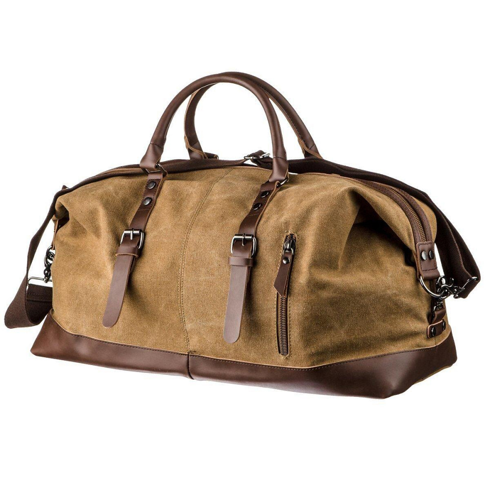 Дорожня сумка текстильна велика Пісочна (Vintage) Київ - фото 2