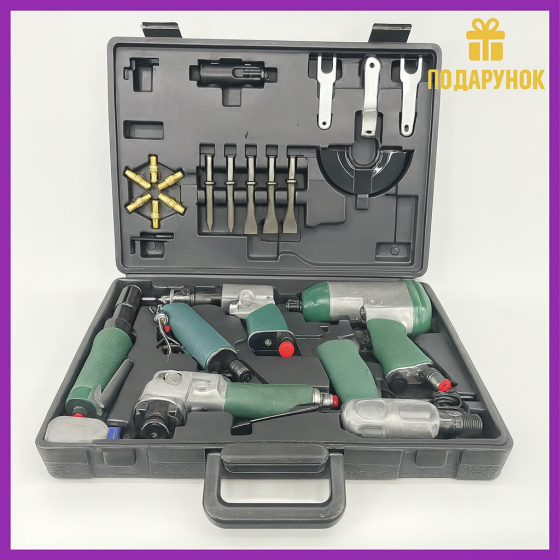 Набір пневматичного інструменту TIREX TRATK24 24 ел для сто професійний пневмоінструмент в кейсі  для монтажних робіт Львів