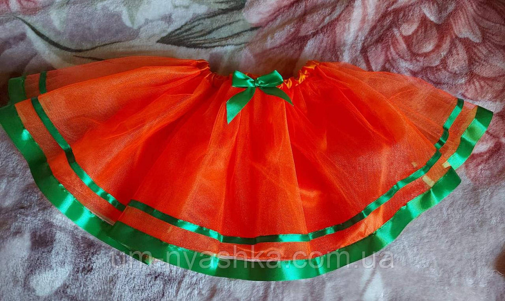 Пишна фатиновая помаранчева спідниця на 2-8 років Помаранчева Кривий Ріг - фото 5
