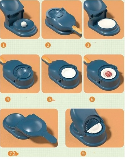 Машинка для лепки пельменей и вареников/ Пресс форма для теста 8648 Одесса - изображение 3