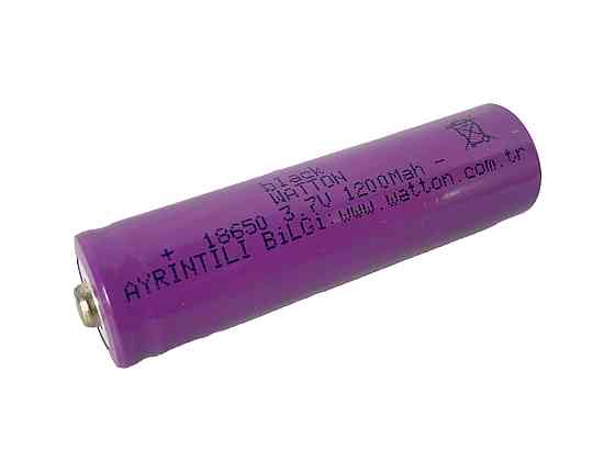 Аккумулятор перезаряжаемый литий-ионный 18650 1200mAh 3.7V, аккумуляторная батарейка  Li-ion Watton Каменец-Подольский