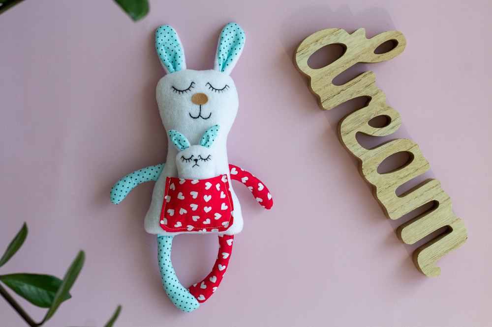 М’яка іграшка сплюшка Зайчик Київ - фото 5