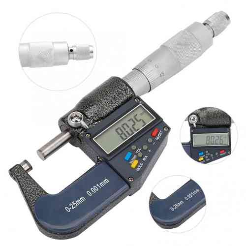 Мікрометр цифровий 0-25мм, 0.001мм точність, DSWQ0-100II у футлярі Вінниця