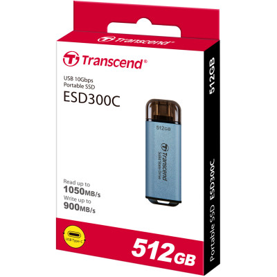 Накопичувач SSD USB Type-C 512GB ESD300 Transcend (TS512GESD300C) Вінниця - фото 7