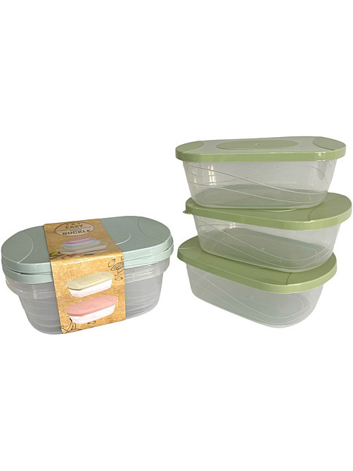 Набір судочків із харчового пластику 3шт 16см Вінниця - фото 2