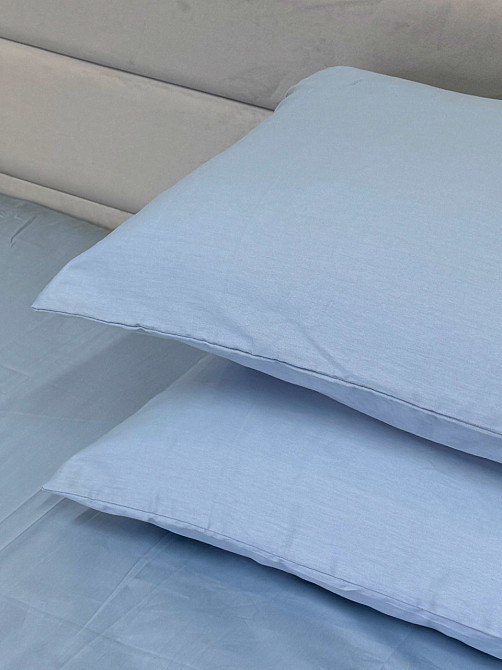 Ecotton Комплект наволочок Ecotton 50х70 см із сатину 2 шт (арт. 14-4206) Pearl Blue світло-бла Киев - изображение 3