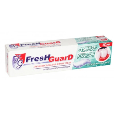 Зубная паста Fresh Guard Active Fresh 50 мл (3800031751974) Винница - изображение 1