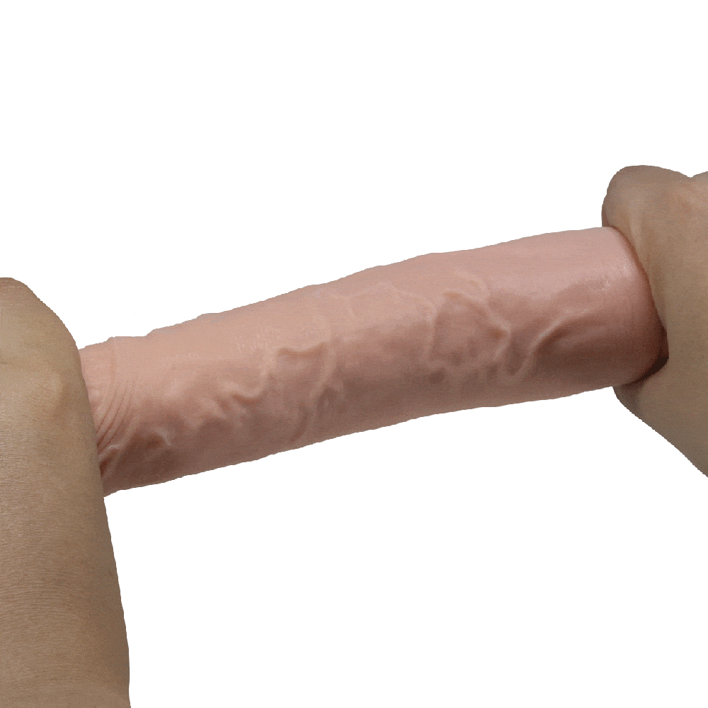 Реалістичний вібратор - Pretty Love Rufus Realistic Vibrating Dildo Flesh Sex Aura Київ - фото 9