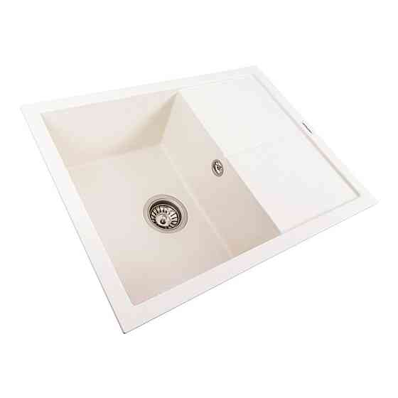 VALESO Гранітна мийка VALESO CRIPTA 6550 матова Білосніжна Киев