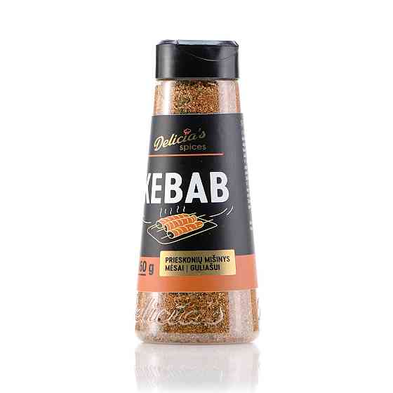 Смесь специй Delicia's Spices Keybab для кебба 160 г 241676 Код: 013256 Ровно