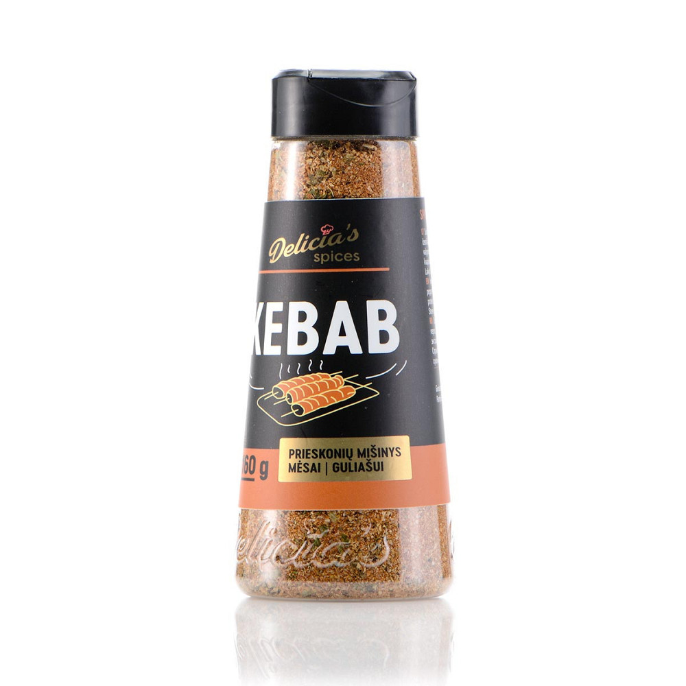 Смесь специй Delicia's Spices Keybab для кебба 160 г 241676 Код: 013256 Ровно - изображение 2