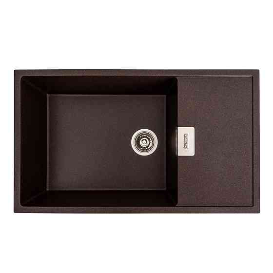 PLATINUM Гранітна мийка для кухні Platinum 8650 DIAMOND матова Шоколад Київ