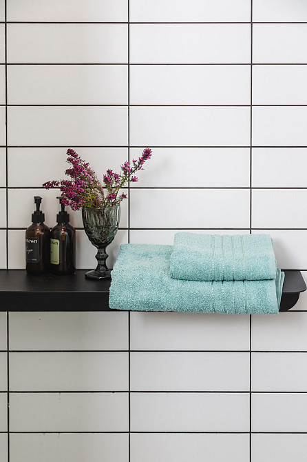 Ecotton Рушник Ecotton 70х140 см махровий банний високої щільності 420 г/м² зелений Green Киев - изображение 3