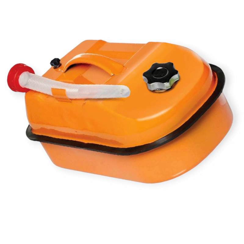 Канистра металлическая горизонтальная с лейкой 10л Мукачево - изображение 1